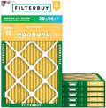 Filterbuy 20x36x1 Air Filter MERV 11 Pet & Allergy Defense (6-Pack) by Filterbuy