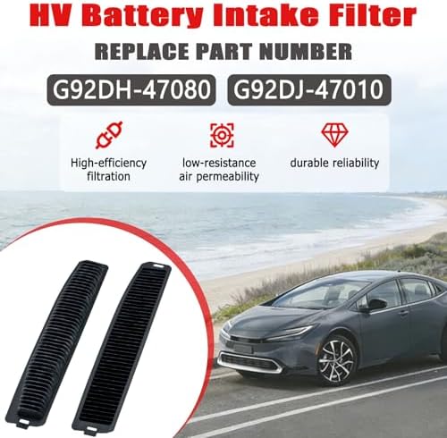 G92DH-47080 2Pcs Engine Cabin Air Filter for TOYOTA PRIUS PRIME 2017-2021 - Image 2