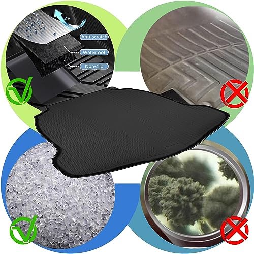 Upgrade Corolla Cross SUV Cargo Liner | Custom Fit Trunk Mat Compatible with 2022 2023 2024 2025 Toyota Corolla Cross (FWD Models Only) | All Weather TPE Cargo Mat for Corolla Cross - Image 6