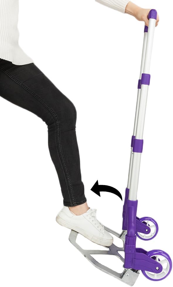 Folding Hand Truck Dolly, 200 lbs Capacity Dolly Cart, Aluminum Portable - Image 4
