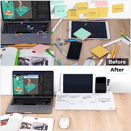 Varhomax Glass Weekly Dry Erase Desk White Board - Image 4