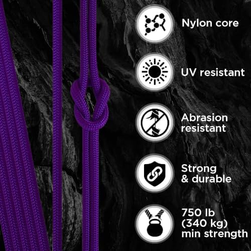 Paracord Rope 550 lb 4mm – Parachute Cord – Utility Camping Rope - Image 3