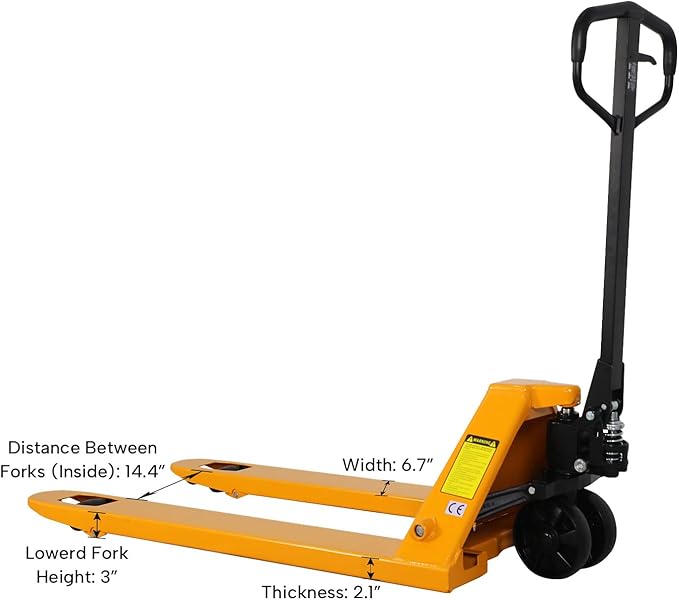 APOLLOLIFT Pallet Jack, 5500-Lbs Capacity Pallet Truck Standard Duty Manual - Image 3