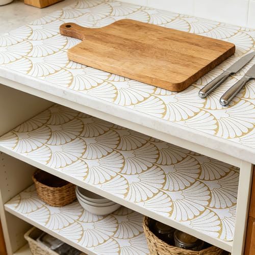 Shelf Liners for Kitchen Cabinets 17in x 30FT, Non Adhesive Cabinet Liner - Image 4