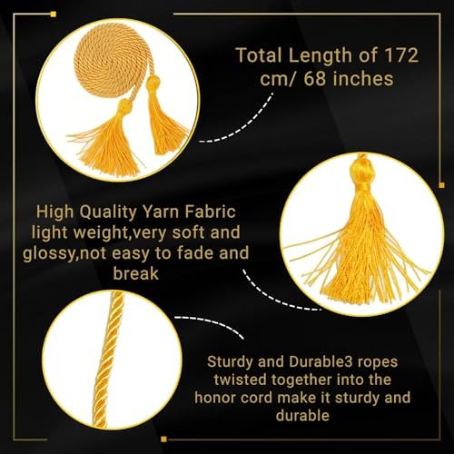 Graduation Honor Cords for Graduation 2026,National Honors Society Cords - Image 2