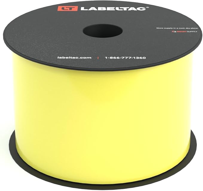LabelTac LT4/LT4P/LTPX Label Supply 3" x 150' Hi-Vis Yellow by LabelTac