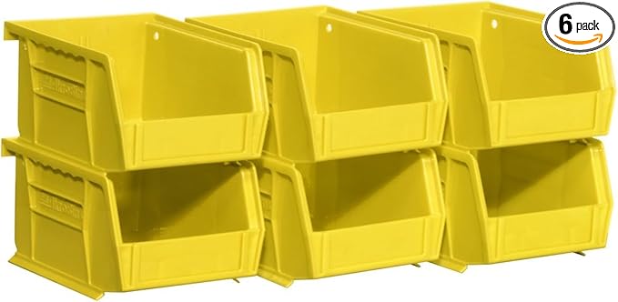 Akro-Mils 30210 AkroBins Plastic Storage Bins, Space-Saving Stackable Bins by Akro-Mils