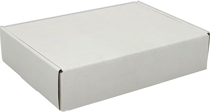 Small White Shipping Boxes for Small Business Pack of 25-9x6x2 inches Cardboard - Image 5