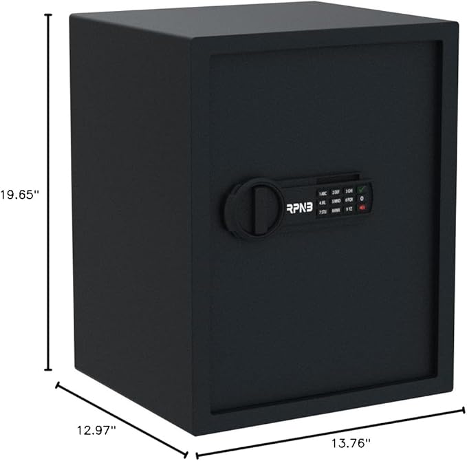 RPNB Deluxe Safe and Lock Box, Digital Keypad Safe Box, Steel Alloy Small Safes - Image 8