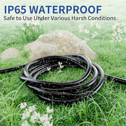50Ft 3 Prong Multiple Outlets Outdoor Extension Cord, Black - Image 5