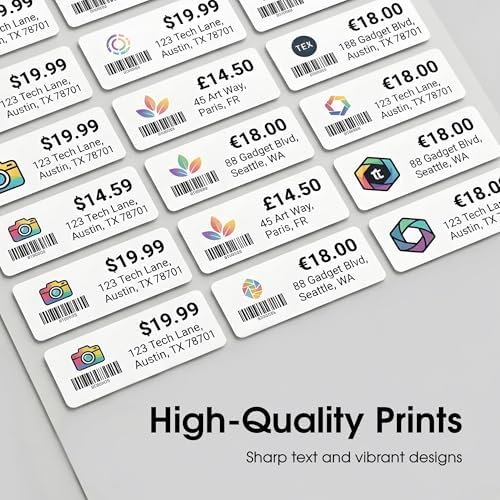 1" X 2 5/8" Matte White Printable Address Labels - Image 6