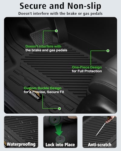 Floor Mats & Cargo Liner Custom Fit for Ford Mustang Mach E 2021-2025 2026 - Image 4