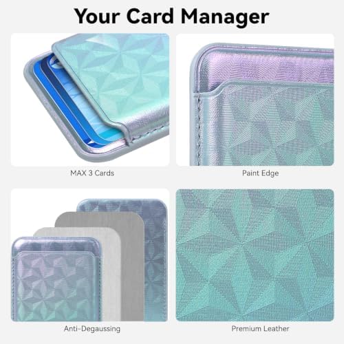 Magnetic Wallet Cell Phone Card Holder for Phone Case with Mag-Safe - Image 3