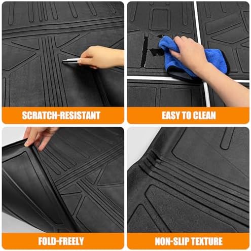 Cargo Mat Compatible with 2018-2024 Ford Expedition Max/Lincoln Navigator L Cargo Liner Seatback Protector for Expedition Max/Navigator L Accessories(18-24 Expedition Max/Navigator L) - Image 7