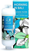 LIFLASH Vitamin C Shower Filter for Hard Water, Aromatherapy Softener Purifier, Help with Softer Skin and Hair Enhancement, for Universal Output Showerhead, Easy Installation (MORNING IN BALI) by Betterinaflash