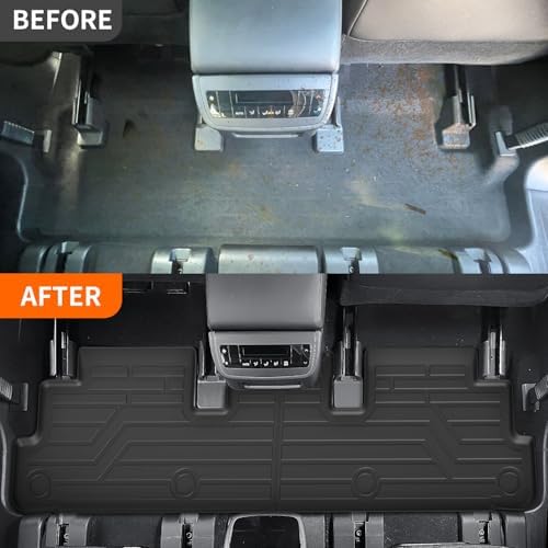powoq Floor Mats Cargo Mat Compatible with 2022-2026 Nissan Pathfinder - Image 3