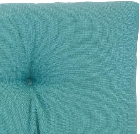 Klear Vu The Gripper Non-Slip Tufted Bench Cushion for Indoor Furniture, Assembled in USA, Entryway Storage, Bay Window, Corner Nook or Piano Seat, 30 Inches, Solid Teal - Image 4