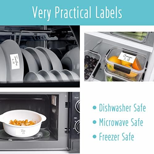 70 Large Size Blank Labels, Water/Oil/Tear Resistant, Inkjet & Laser Printer Available Removable No Residue for Home Organization Projects, Bins, Kitchen Storage Containers, Desk Items(8.5”x 5.5”) - Image 5