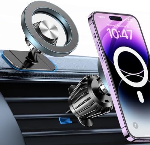 Kaistyle for Magsafe Car Mount【Strong Magnet】Magnetic Phone Holder for Car Phone Holder Mount Dash Mounted Holders Cell Phone Holders for Your Car Accessories for Women Men for iPhone 18 Pro Max 17 16 by Kaistyle