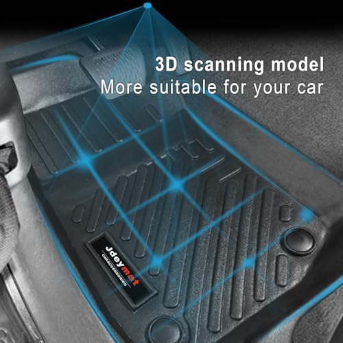 All Weather Floor Mats & Cargo Liner Compatible for 2021-2025 2026 Jeep Wrangler JL 4XE Hybrid Accessories Black (for 2021-2026 Jeep Wrangler JL 4XE) - Image 2