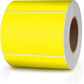 Yellow Rectangle Stickers 3 x 2 Inch Color Coding Labels Vinyl Roll by Meitaat