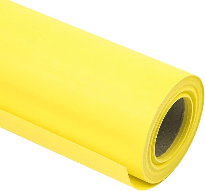 RUSPEPA Yellow Kraft Paper Roll by RUSPEPA