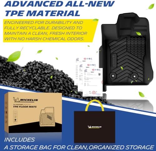 Michelin Vehicle Mat for 2024-2026 Ford Ranger SuperCrew Cab Carpet Floor - Image 7