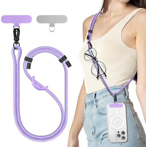 SURPHY Phone Lanyard Crossbody, Phone Strap Crossbody with 2 Tether Tabs by SURPHY