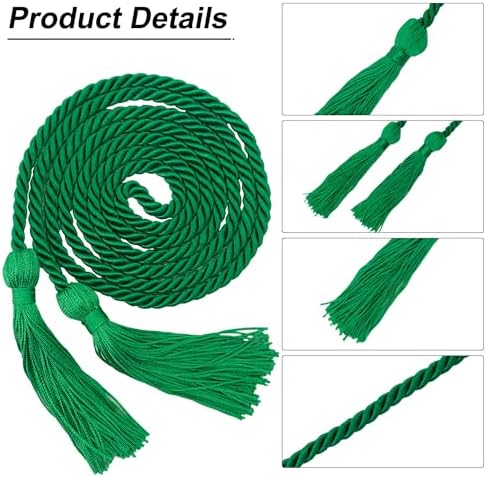 GraduationMall Graduation Honor Cord 68" Emerald Green - Image 3