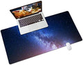 QiyI PU Leather Large Mouse Pad, Office Decor, 31.5" x 15.7", Starry Sky by QIYI