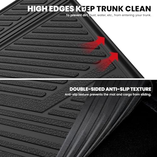 LASFIT Trunk Mat Backrest Mat for Chevy Traverse 2018-2023/Limited 2024 - Image 3