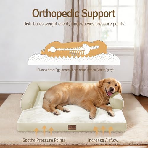 Comfort Expression Orthopedic Waterproof Jumbo Dog Bed for Giant Dogs - Image 2