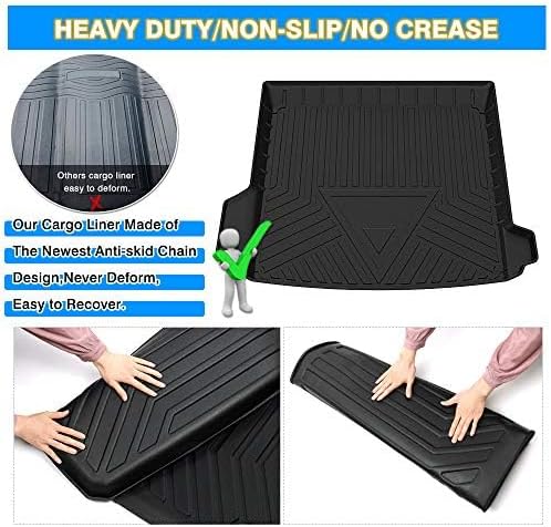 Cargo Liner Fits for Audi Q8/RS Q8 2019-2025 2026, All Weather Cargo Mat for Q8, Heavy Duty Waterproof Rear Trunk Mat for Q8 Accessories - Image 2