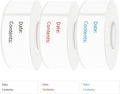 Removable Freezer Labels, 3 Clors 1 x 3 Inch Food Storage Stickers, by Yeachlaing