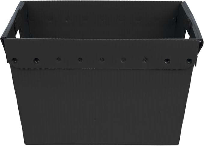 Hudson Exchange 18.25 x 13.25 x 11.75 Corrugated Space Age Handled Storage - Image 4