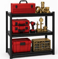Metal Garage Shelving Unit, Heavy Duty Adjustable Storage Shelves, Steel Shelving, 1500 lbs Capacity Shelves for Heavy Tools and Equipment, 3 Tier, 27.6" W × 13.8" D × 31.5" H by Notmise