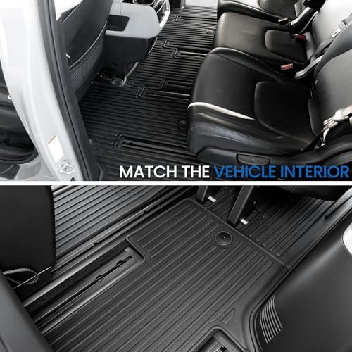 Floor Mats for Kia Carnival 2022-2026 8 Seats Gas Only - Image 4