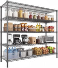Garvee 5-Tier 3250LBS Metal Shelving Unit, 55" W Adjustable Storage Shelves by Garvee