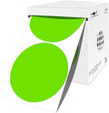 PARLAIM 3 Inch Round Color-Code Dot Stickers, Light Green by PARLAIM