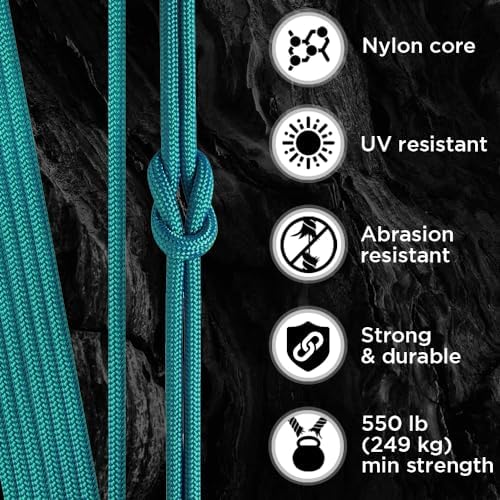 Paracord Rope 550 lb 4mm – Parachute Cord – Utility Camping Rope - Image 3