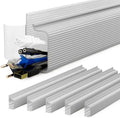 YECAYE Cable Management Under Desk, 94.2 in, Cable Raceway, Grey by Yecaye