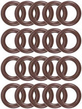 uxcell Fluorine Rubber O-Rings 10mm OD 6mm ID 2mm Width, Metric FKM Sealing Gasket, Pack of 20 by uxcell