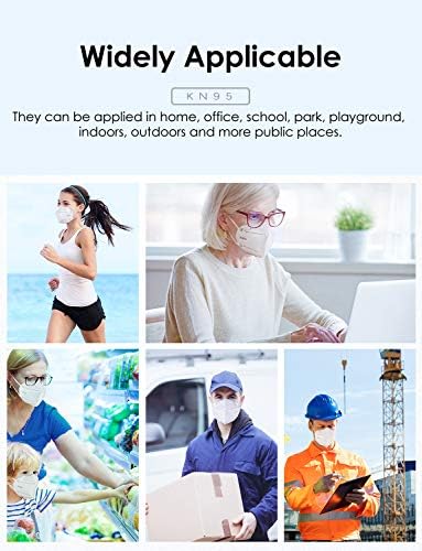 HUHETA KN95 Mask, 5 Ply Protective Dispoasable Masks Filter Efficiency≥95% - Image 6