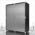 Heavy-Duty Commercial Storage Cabinet (Satin Graphite Black, 60" W x 24" D x 72" H) by Unknown