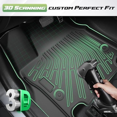 Cartist Floor Mats for Chrysler Pacifica (Only Fit Hybrid) 2017-2026, All Weather Cargo Liner for Pacifica Accessories, Heavy Duty TPE Car Mats, Car Accessories - Image 3