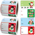 500 Christmas Gift Tags,Self Adhesive Santa Stickers for Xmas Presents by LOPUROExquisiteAccessories