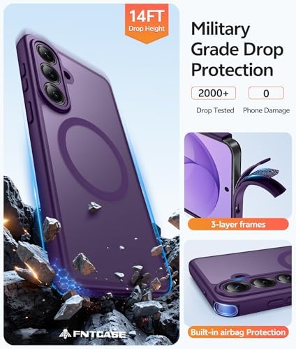 FNTCASE for Samsung Galaxy S26 Case, Fit for Magsafe, with Screen Protector - Image 5