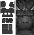 Naibeve Floor Mats for 2018-2024 Ford Expedition 8 Seats (Not for MAX) by NAIBEVE-USA