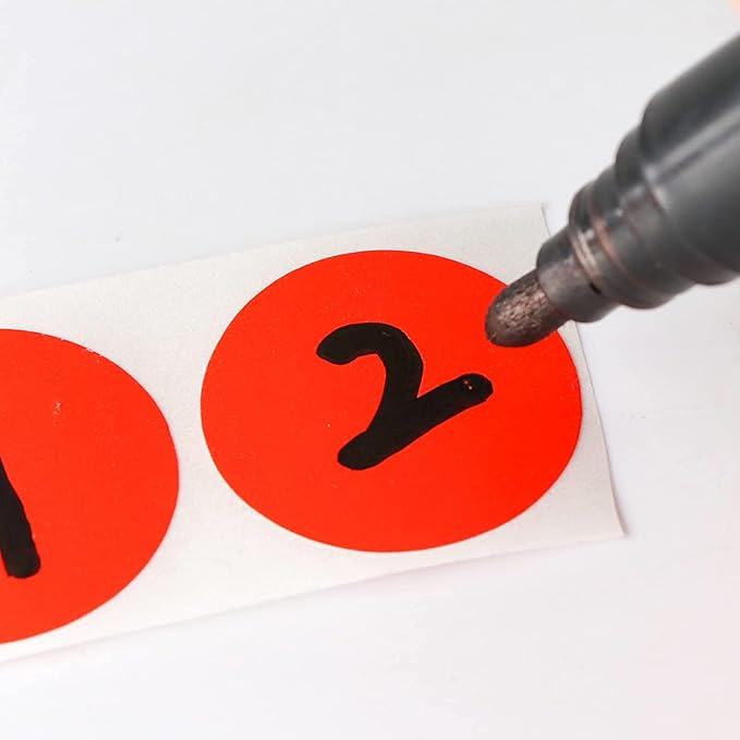 SHYGO® 1“ Red Circle Dot Stickers Color Coding Labels - Image 3