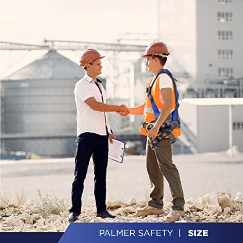 Palmer Safety Hammerhead 5pt Safety Harness Back Padded, QCB Chest, Tongue Buckel Legs Straps, Back & Side D-Rings - Image 7